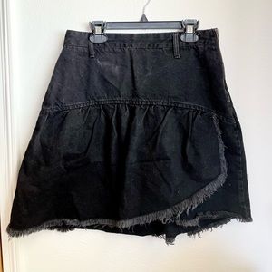 Zara Black Denim Mini Skirt | Fall Skirt | Autumn Skirt | Fall Aesthetic Skirt🍁